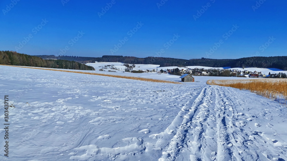 Winter, landscape,snow, bavarian landscape,