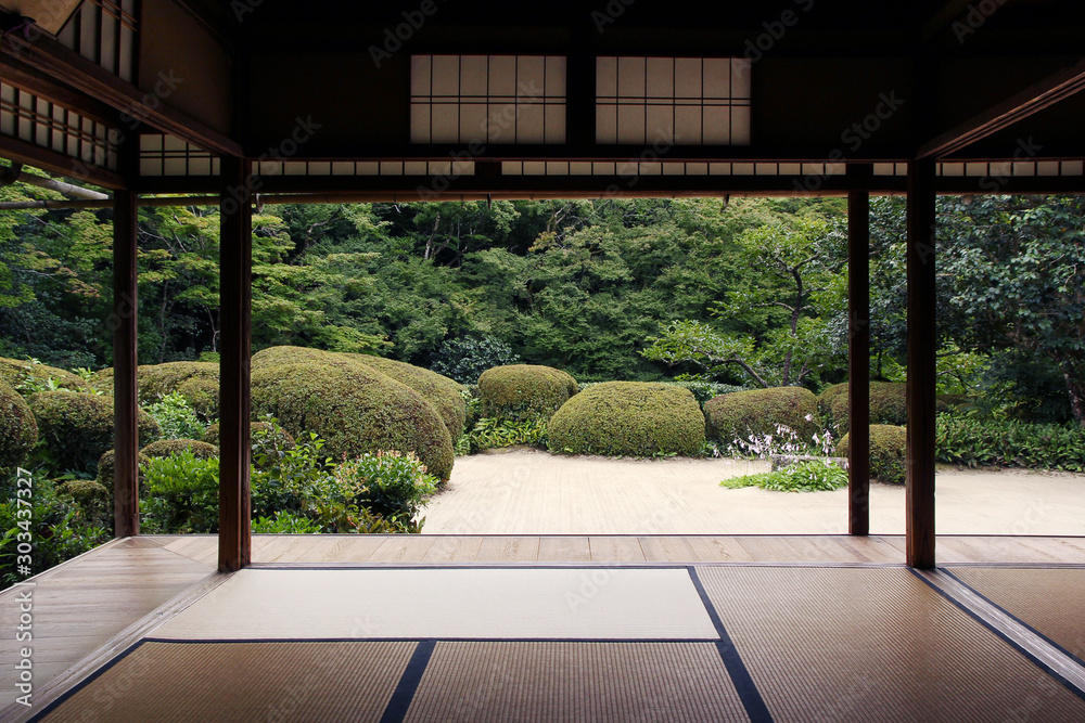Ταπετσαρία Beautiful open pavilion of Shisen-do temple in Kyoto