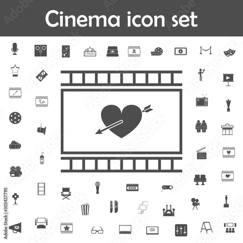 Melodrama icon. Cinema icons universal set for web and mobile