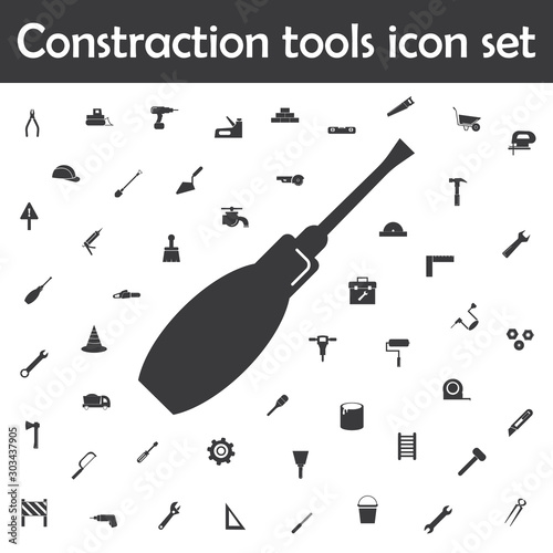Screwdriver icon. Constraction tools icons universal set for web and mobile
