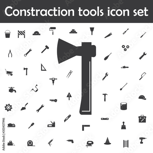 Axe icon. Constraction tools icons universal set for web and mobile