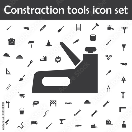 Jack plane icon. Constraction tools icons universal set for web and mobile