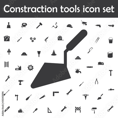 Trowel icon. Constraction tools icons universal set for web and mobile