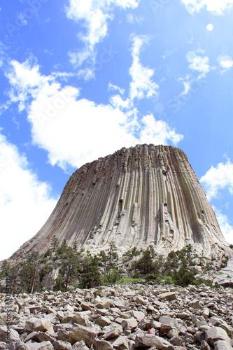 Devils tower is a popular attraction
