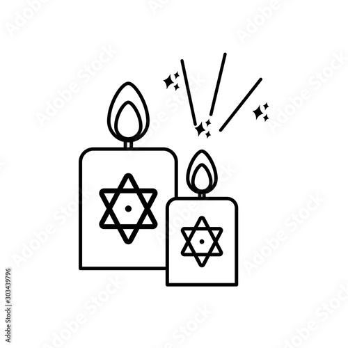 imagination mystery magic line style icon