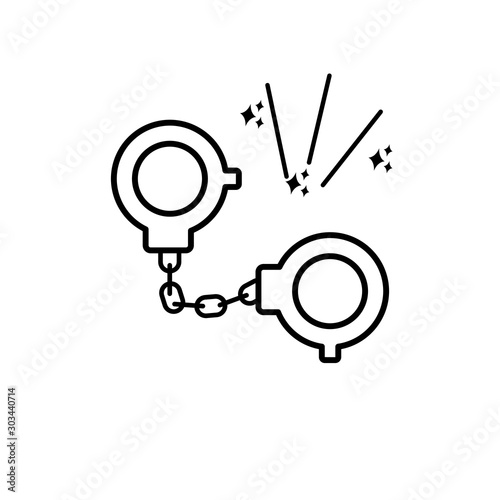 imagination mystery magic line style icon