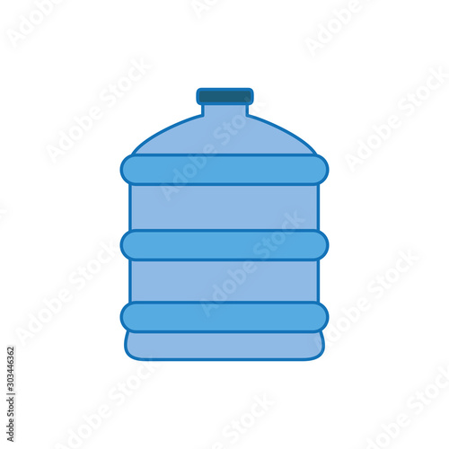 water dispenser bottle plastic fill icon blue