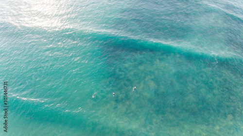 Aerial View of Waves and Beaches at Sunset Along the Great Ocean Road, Australia