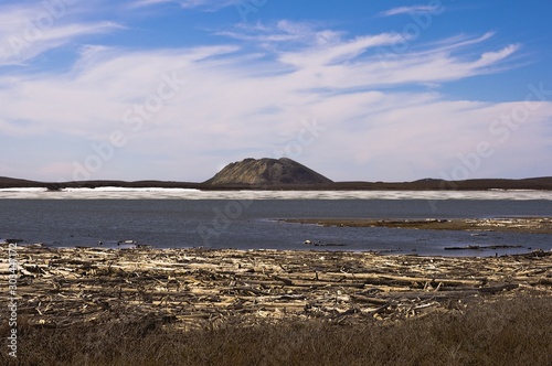 Sea and pingos near Tuktoyaktuk