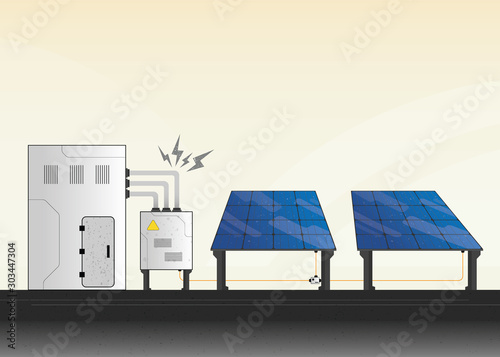 solar cell energy, solar cell power plant