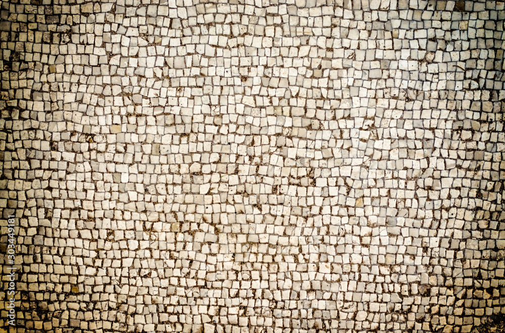 Stone Floor Texture with Vignette Effect, may use as background Stone Floor Texture with Vignette Effect, may use as background