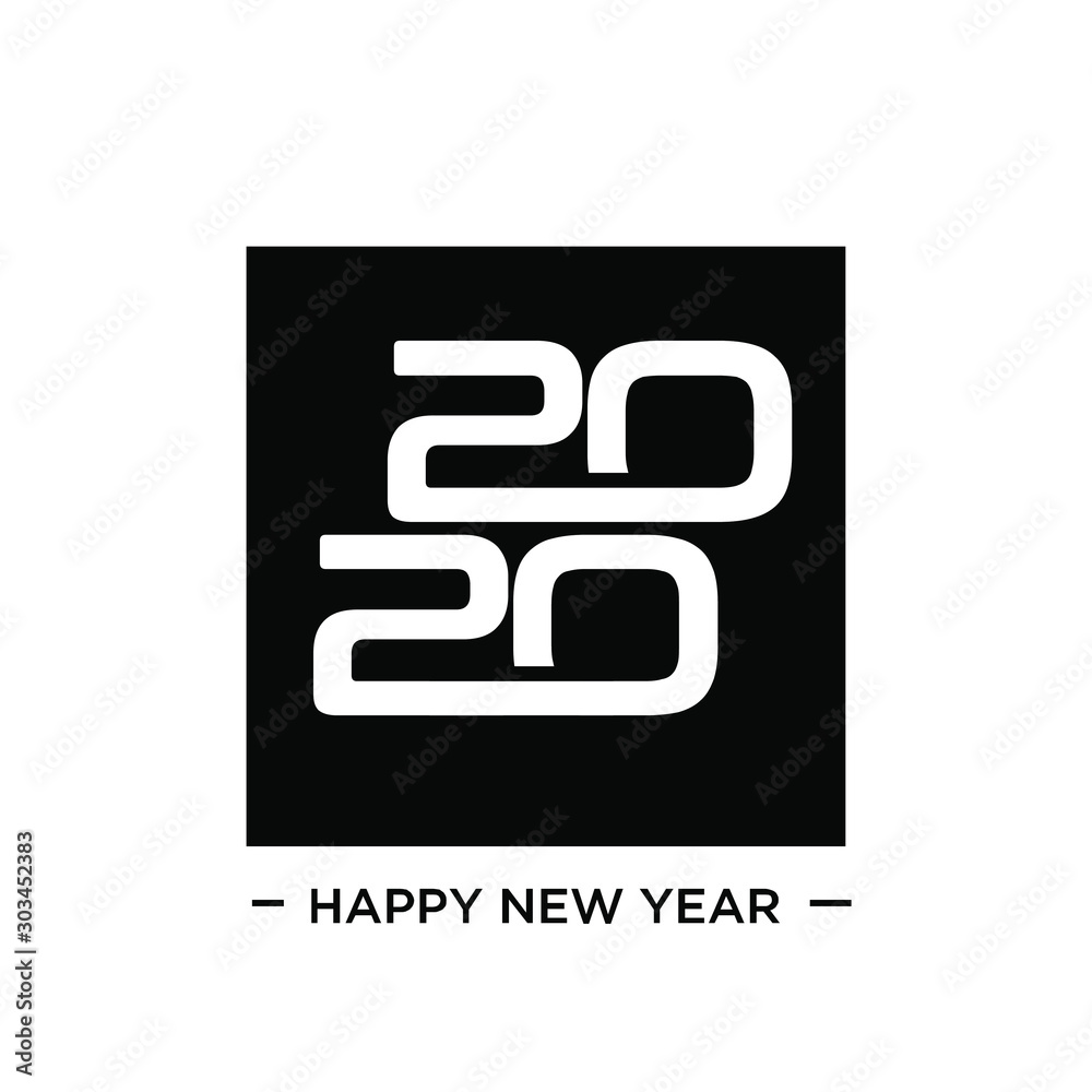 2020 happy new year letter logo icon design vector 2020 happy new year letter logo icon design vector