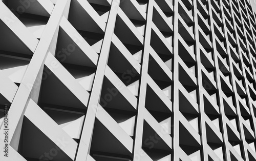 Modern Architecture, image on black and white