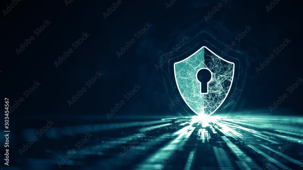Cyber security concept.