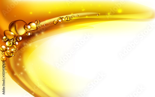 mixing water and oil, beautiful color abstract background.