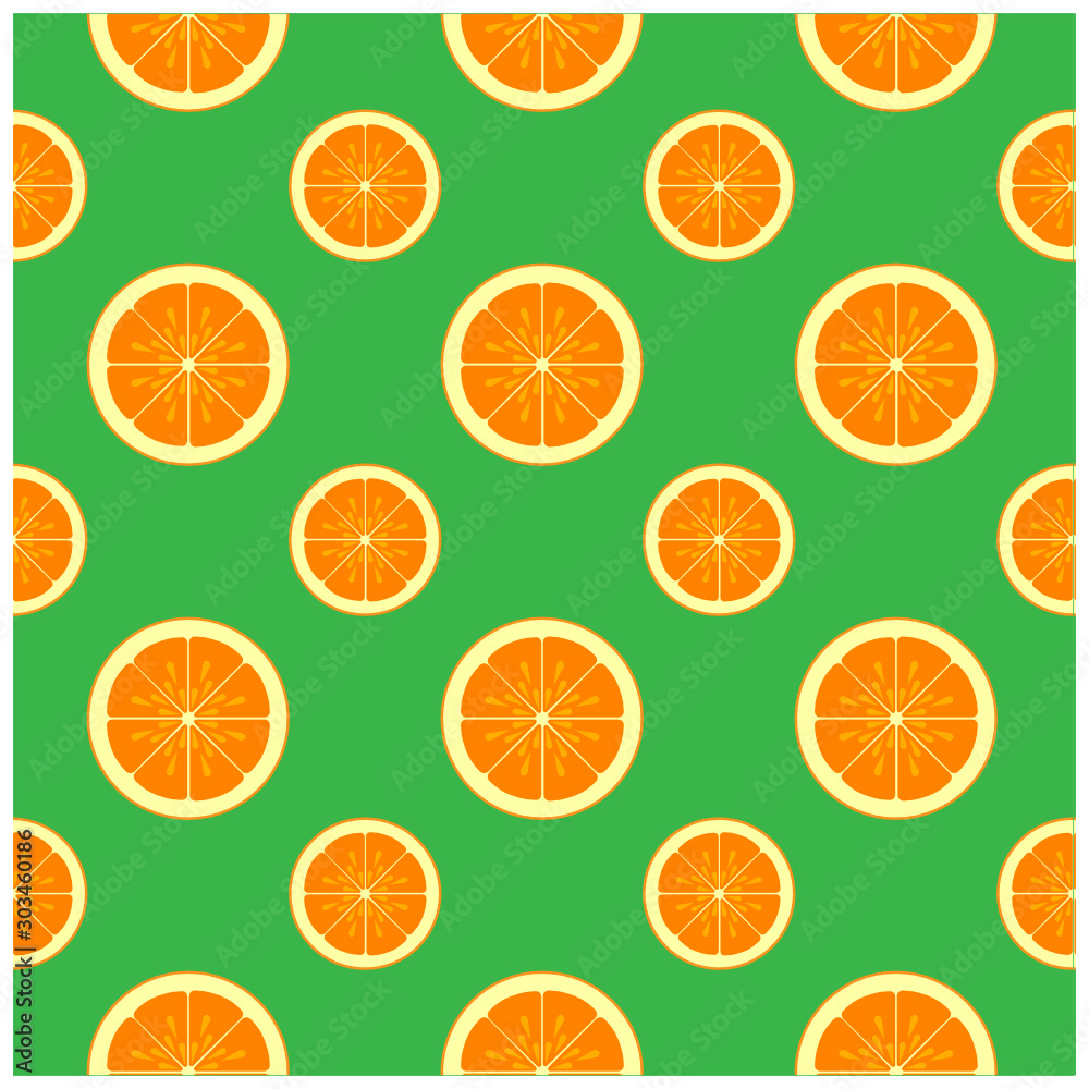 oranges fruits seamless pattern for background. top view of vector illustration. oranges fruits seamless pattern for background. top view of vector illustration.