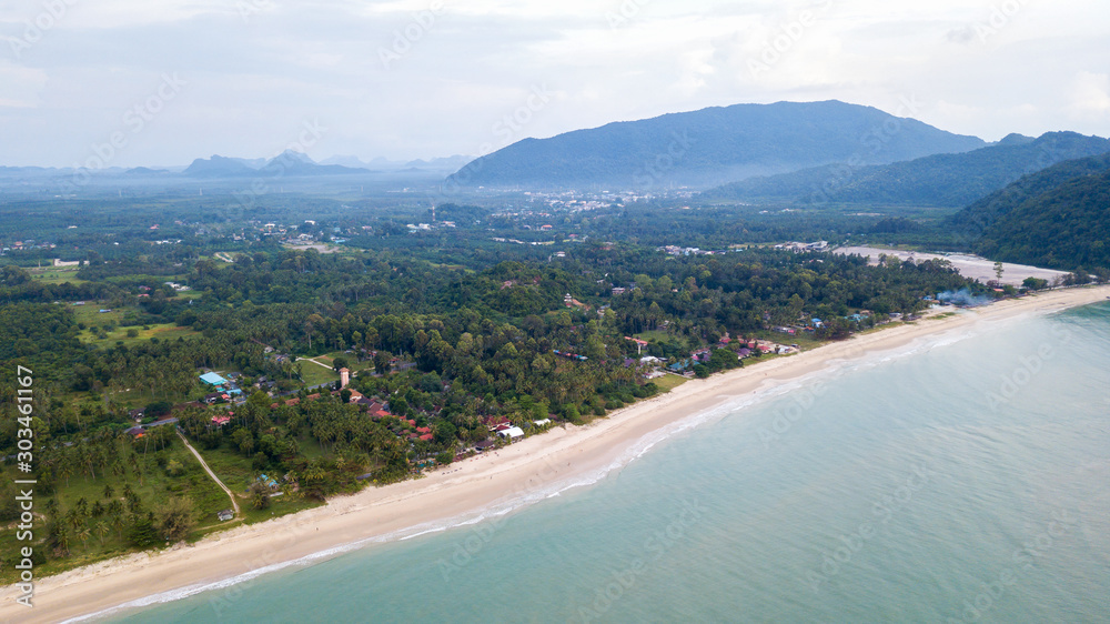 Landscape of Khanom Beach, Nakhon Sri Thammarat
