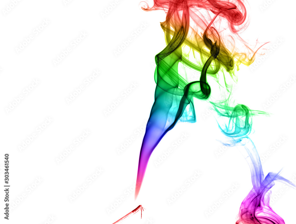 Abstract multicolored smoke Abstract multicolored smoke