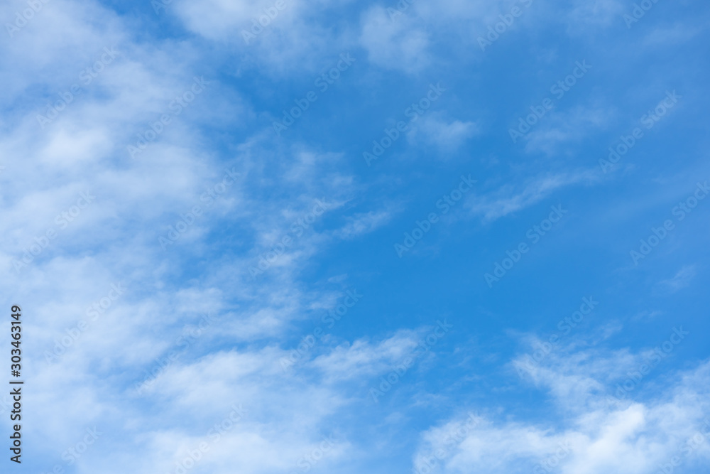 Cloud with blue sky in sunny day