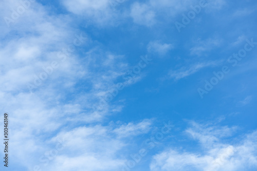 Cloud with blue sky in sunny day