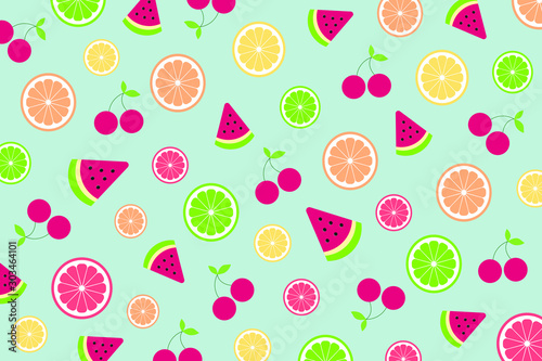 Cute Fruit Fabric Wallpaper and Home Decor  Spoonflower
