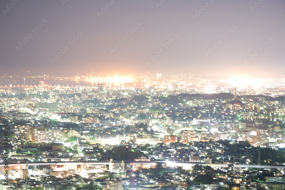 福岡市片江展望台からの夜景