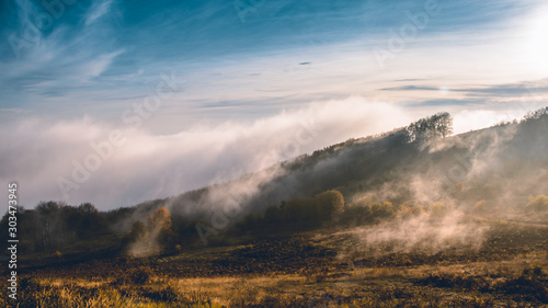 Autumn fog in the mountains © Ivan
