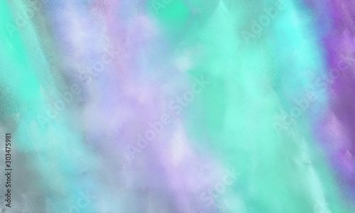 abstract colorful grungy brushed wallpaper graphic with sky blue  slate blue and lavender blue painted color