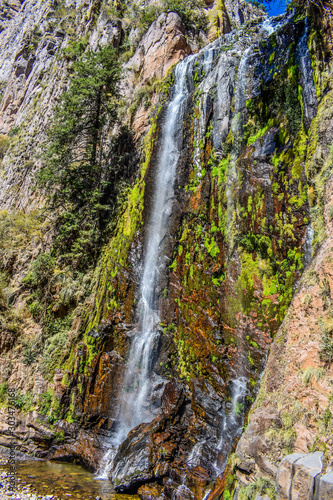 The waterfall