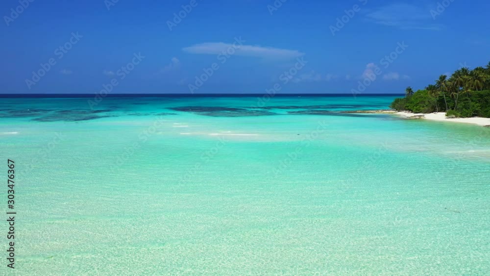 Paradise tropical seascape of a dreamy location for everyone wants to rest in tropical paradise of Cook islands Paradise tropical seascape of a dreamy location for everyone wants to rest in tropical paradise of Cook islands