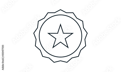 Favorite icon for recommended or saved items