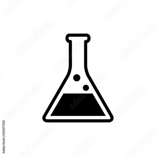 Erlenmeyer Flask Icon Vector