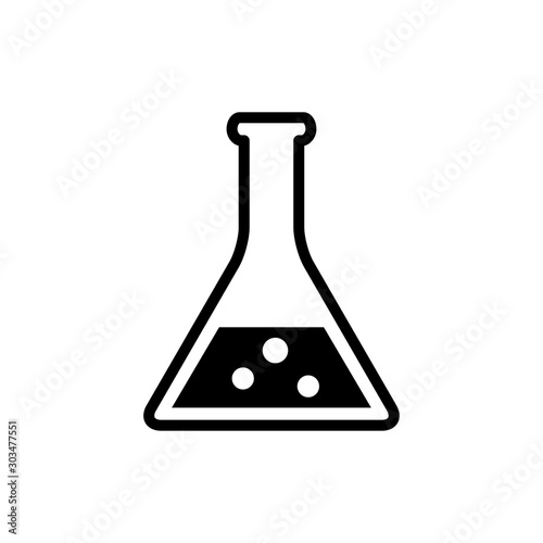 Erlenmeyer Flask Icon Vector
