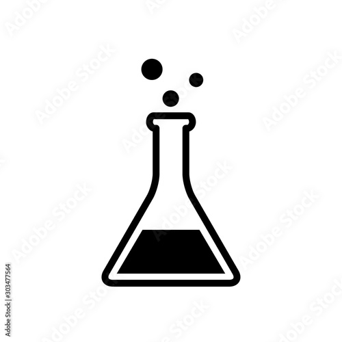 Erlenmeyer Flask Icon Vector