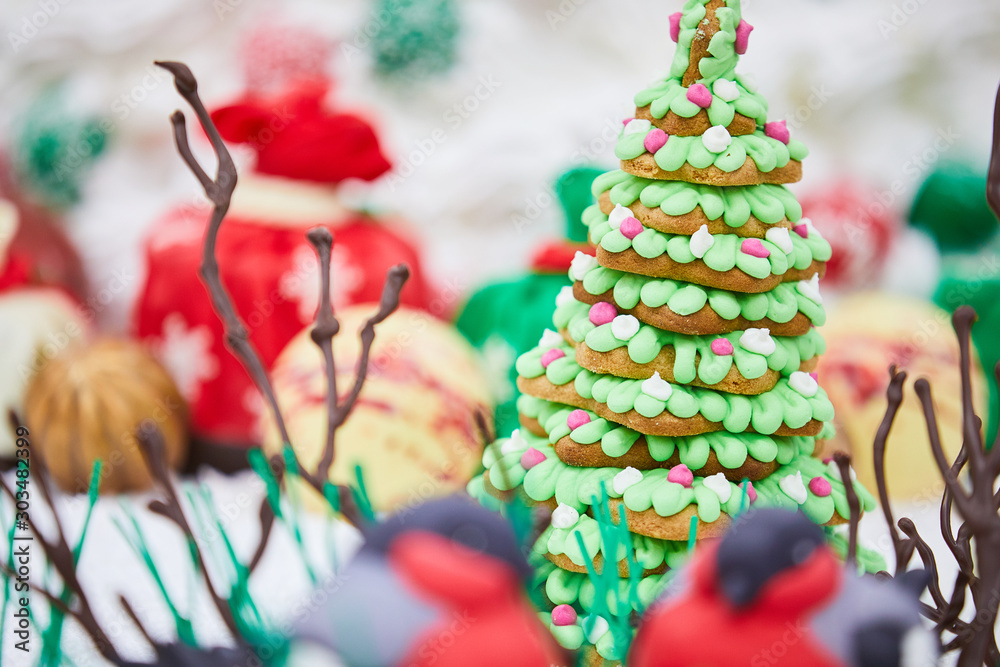 delicious gingerbread christmas trees