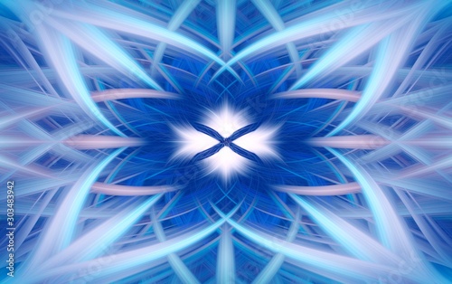 art illustration blue backg...