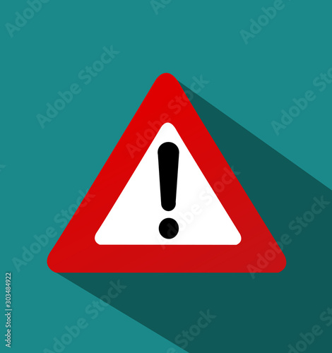 Triangular Warning Exclamation Sign