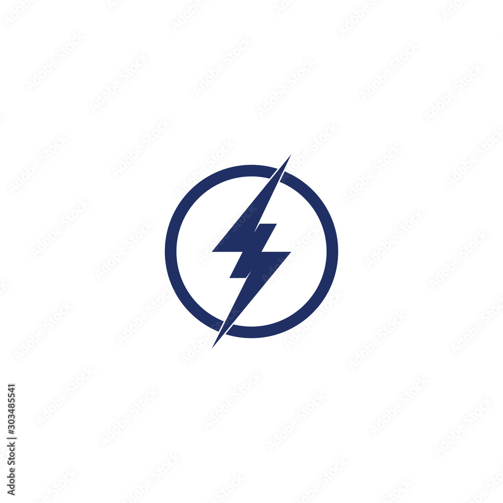 lightning thunder bolt electricity logo design template lightning thunder bolt electricity logo design template