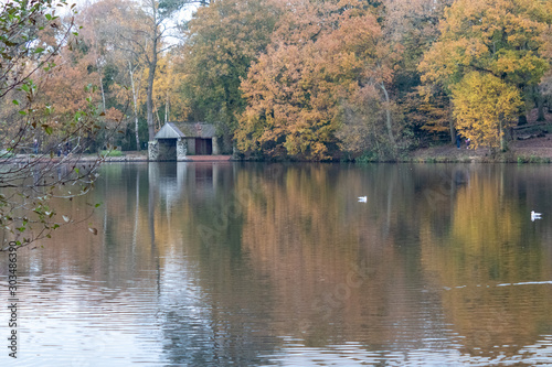 A late autumn day in Buchan Park Crawley United Kingdom