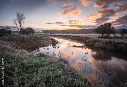 frosty morning on the river