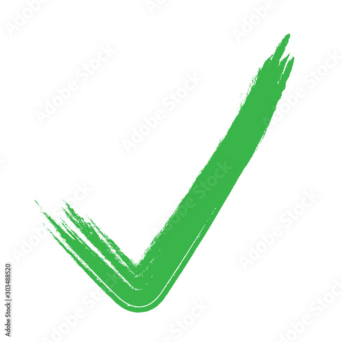 Hand drawn checklist marks icon.