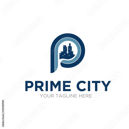 prime city logo designs modern