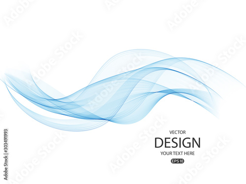 Background with blue wave for website, flyers, brochures, presentations.