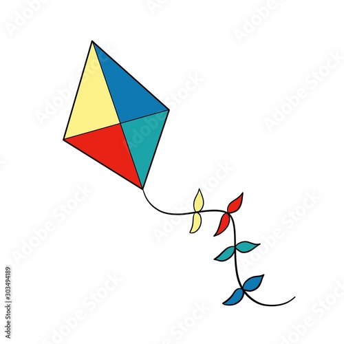 colorful kite in the sky
