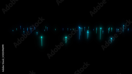 abstract background with lots of light spots