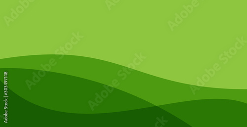 simple green wavy background	