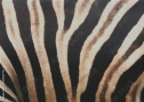 zebra skin cross stitch texture