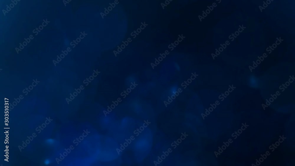 Dark blue circle bokeh backdrop twist around
