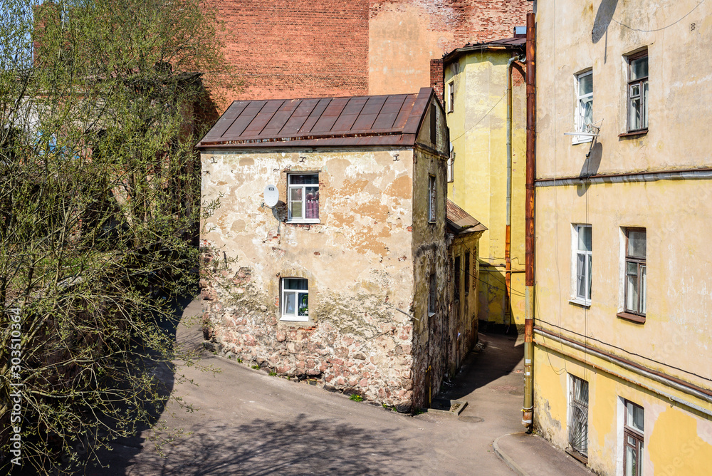 Φωτογραφία Vyborg city, Krepostnaya street, 13A, the oldest residential building in Russia