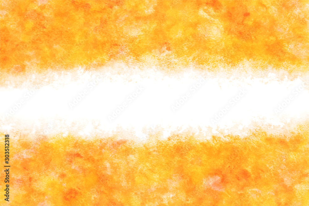 オレンジ 抽象 正月 水彩 背景